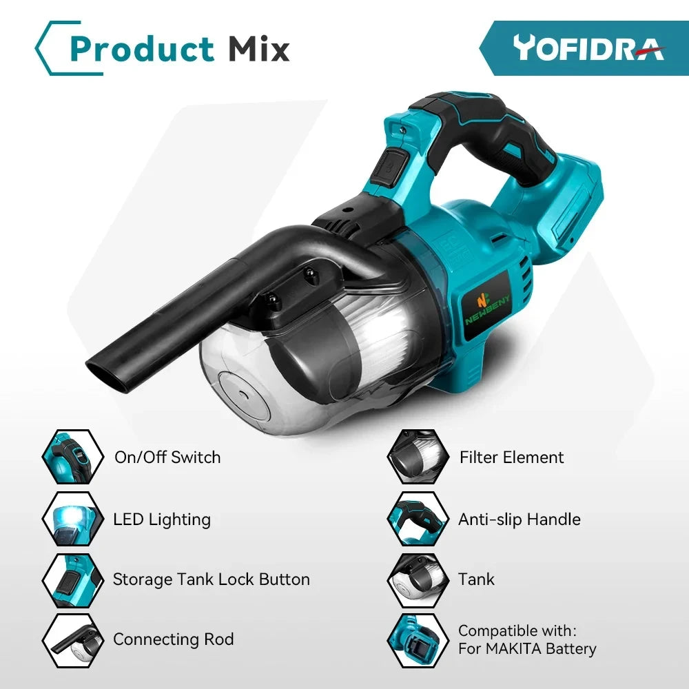 Cordless Vacuum Cleaner Green