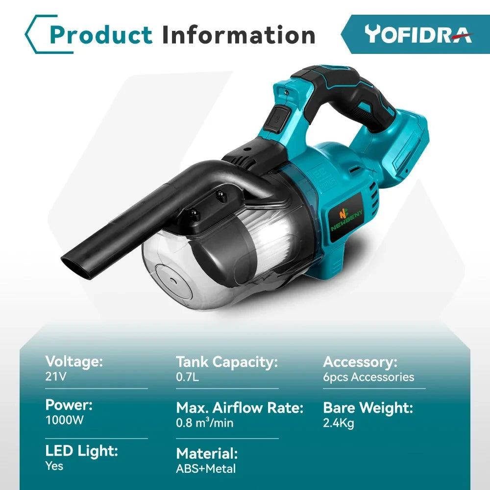 Cordless Vacuum Cleaner Green
