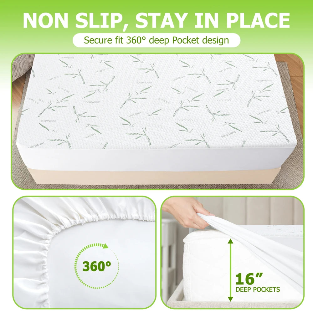 Bamboo Viscose Mattress Protector