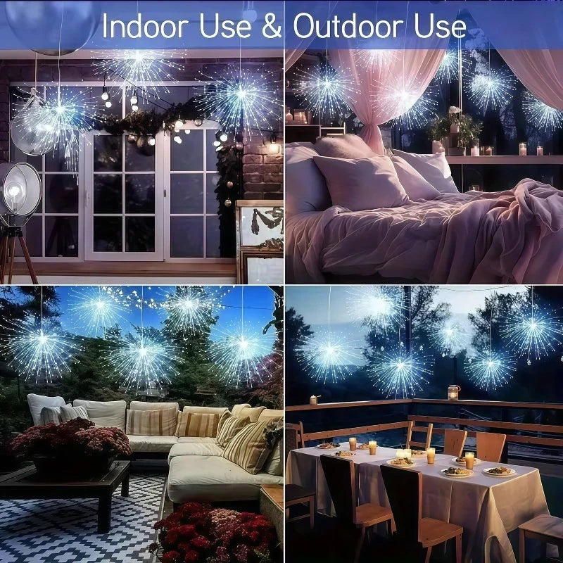 Hanging Solar Firework Lights